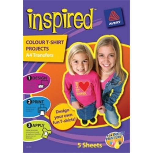 Transparency Inkjet Avery Col 79009 -77 Pack of 5